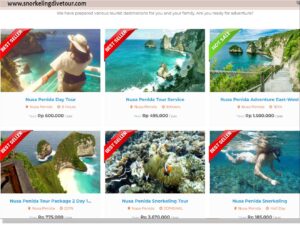 Dijual Situs Web Snorkeling SEO Friendly