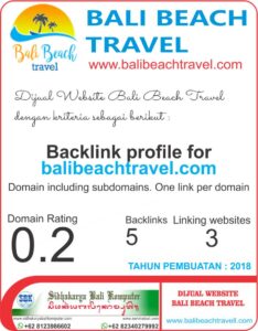 Dijual Website  Bali Beach Travel SEO Friendly